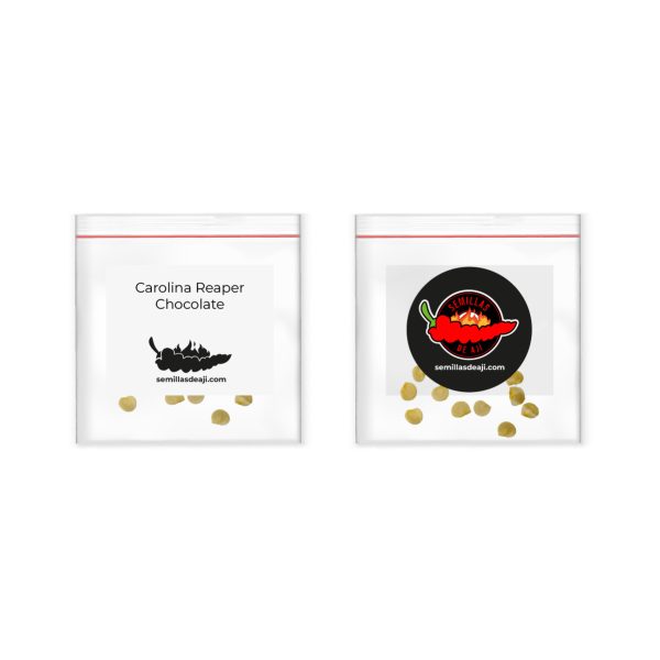 Paquete de Semillas de Chile Carolina Reaper Chocolate