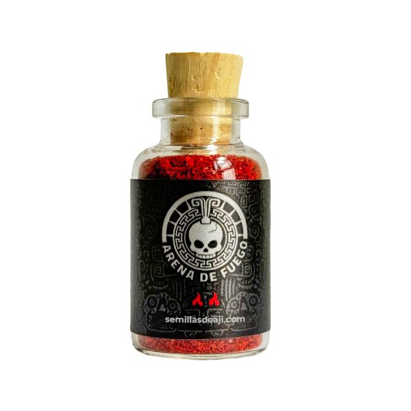 Arena de Fuego - Fuego Mexica - Ají en Polvo Súper Picante - Producto original de Mundo Scoville